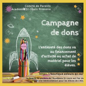 Campagne de dons